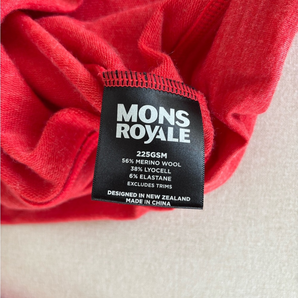 Mons Royale Covert lite 1/2 zip merino sweater XS - Picture 7 of 10